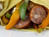 Oriental sausage crepe