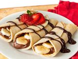 Chocolate with Banana Crepe