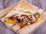 Spicy Al Baik Crispy Chicken Crepe