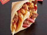Crispy Chicken And Beef Burger Crepe