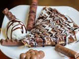 White Chocolate With Nutella Chocolate Crepe