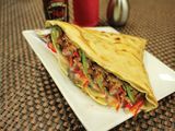mix meat Crepe