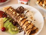 Nutella Chocolate And Fruits Crepe