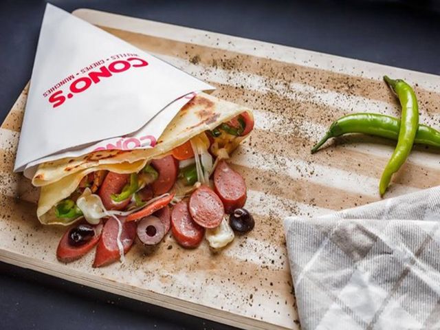 Hot Dog Crepe