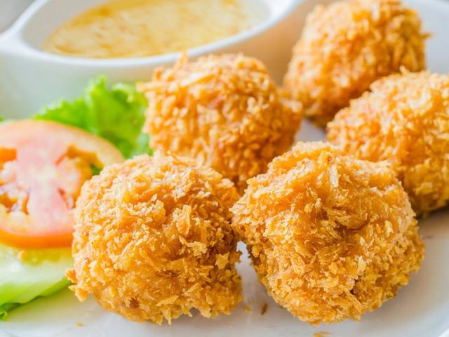 Shrimp Kofta With Mozzarella