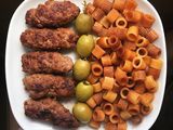 Kofta With Red Sauce Pasta Meal