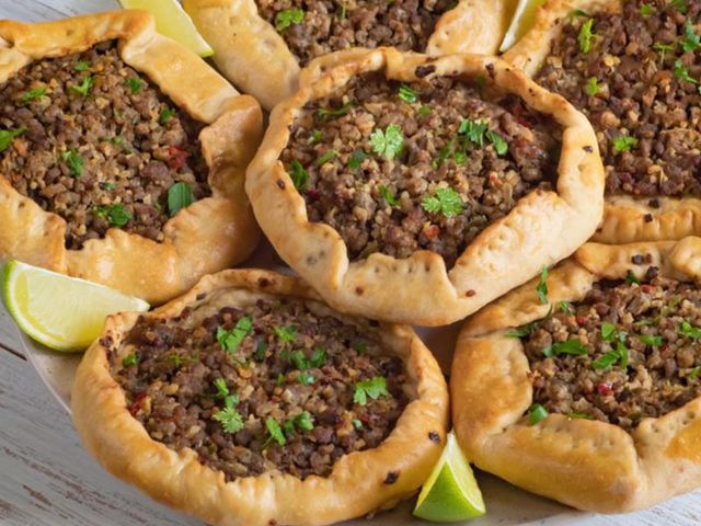 Safiha With Pomegranate Molasses