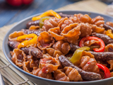 Oriental Sausage Pasta