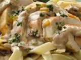 Chicken With Mushroom Pasta