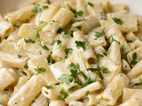 White Sauce Plain Pasta