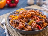 Oriental Sausage Pasta