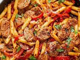 Pasta With Minced Sausage