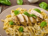 Chicken breast pasta with cheese