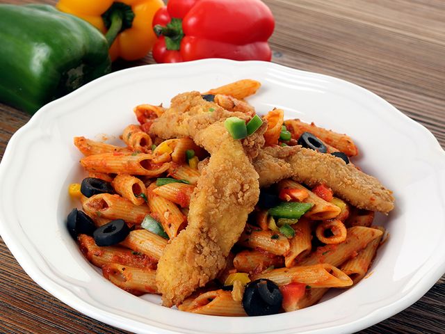 Crispy Red Sauce Pasta