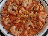 Seafood With Red Sauce Penne Pasta