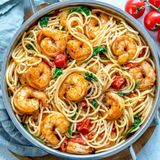 Spaghetti With Shrimp