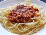 Bolognese Pasta With Meat Pan