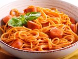 Oriental Sausage Pasta Pan