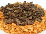 Pasta With Liver And Oriental Sausage