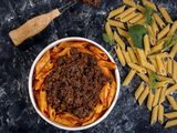 Minced Meat Pasta - Red Sauce