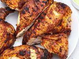 Half Charcoal Grilled Chicken Breasts