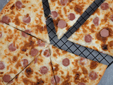 Hot Dog pizza