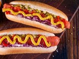 Hot Dog With Cheese Sandwich