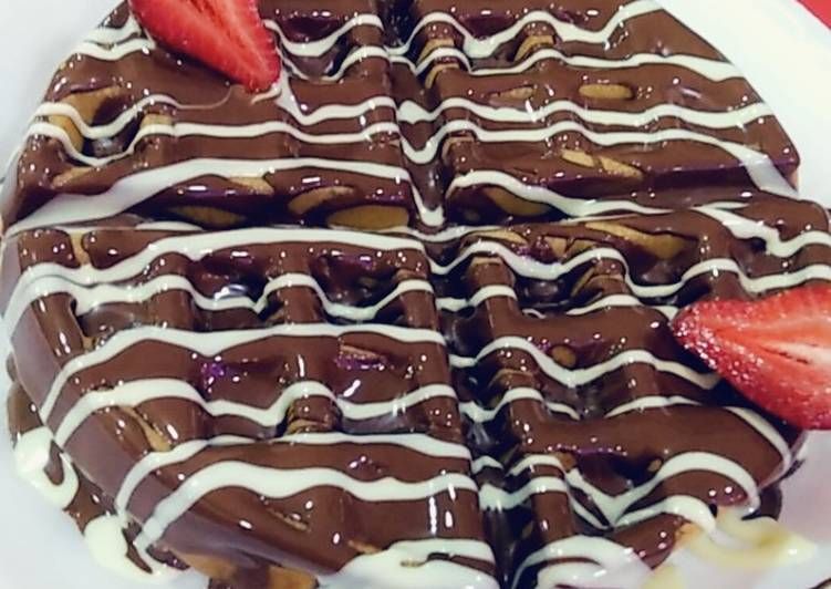 Plain Nutella Chocolate Waffle
