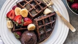 Nutella Chocolate With Fruits Waffle
