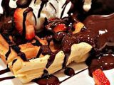 Nutella Chocolate With Banana Waffle