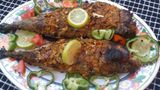 Russian Grilled Fish Meal