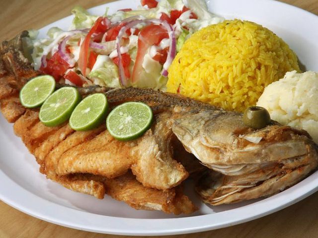 Fried Tilapia Fish Meal