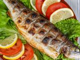 Grilled Grey Mullet Fish Meal