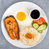 Salmon Silog Meal