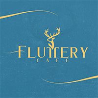 Fluttery Cafe logo