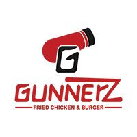 Gunnerz fried chicken and burger logo
