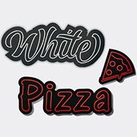White Pizza logo