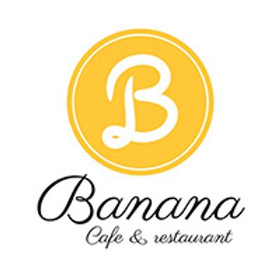 Banana cafe and restaurant logo