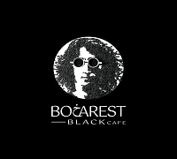 Boخarest Black Cafe logo