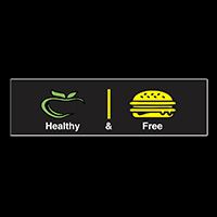 Healthy and free logo
