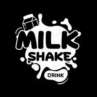 milk shake drink logo