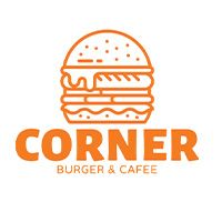 corner burger and cafee logo