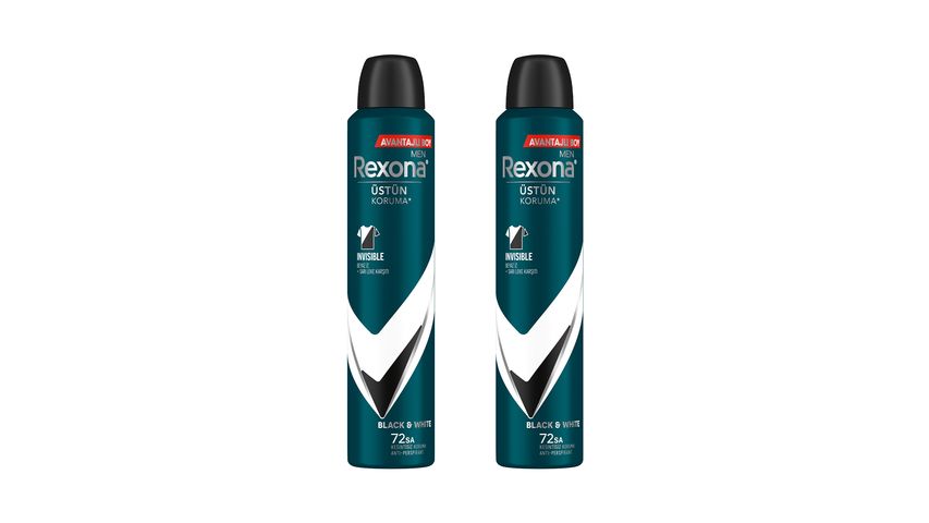 Rexona Invisible Black and White Deodorant Spray 200 ml